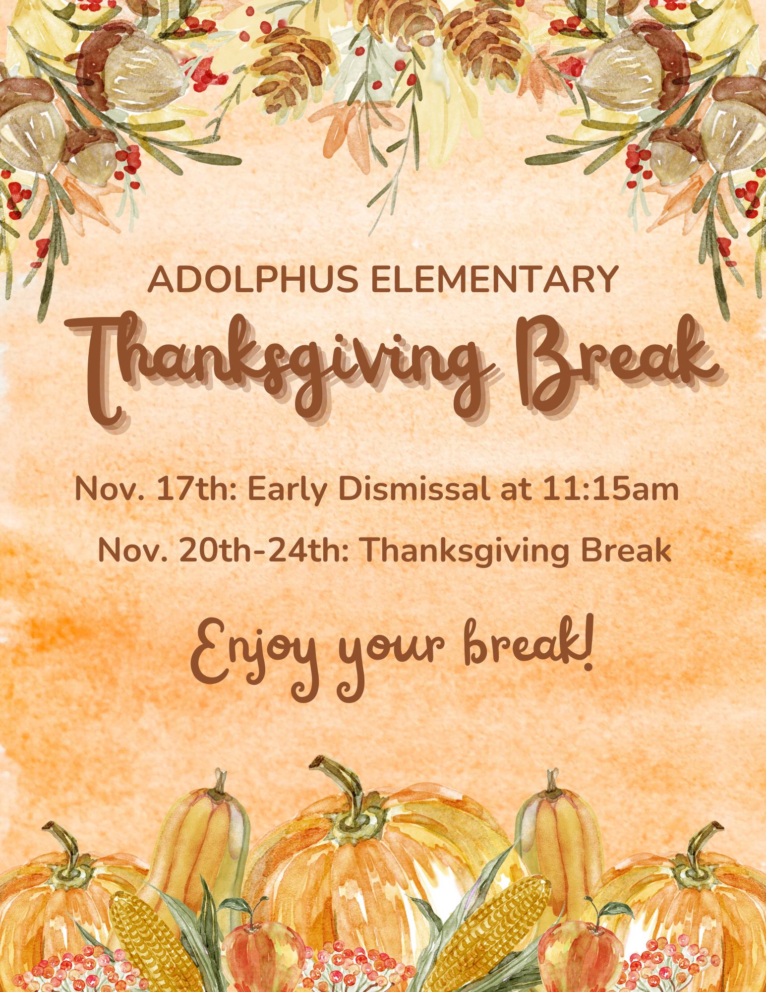 Thanksgiving Break (1)