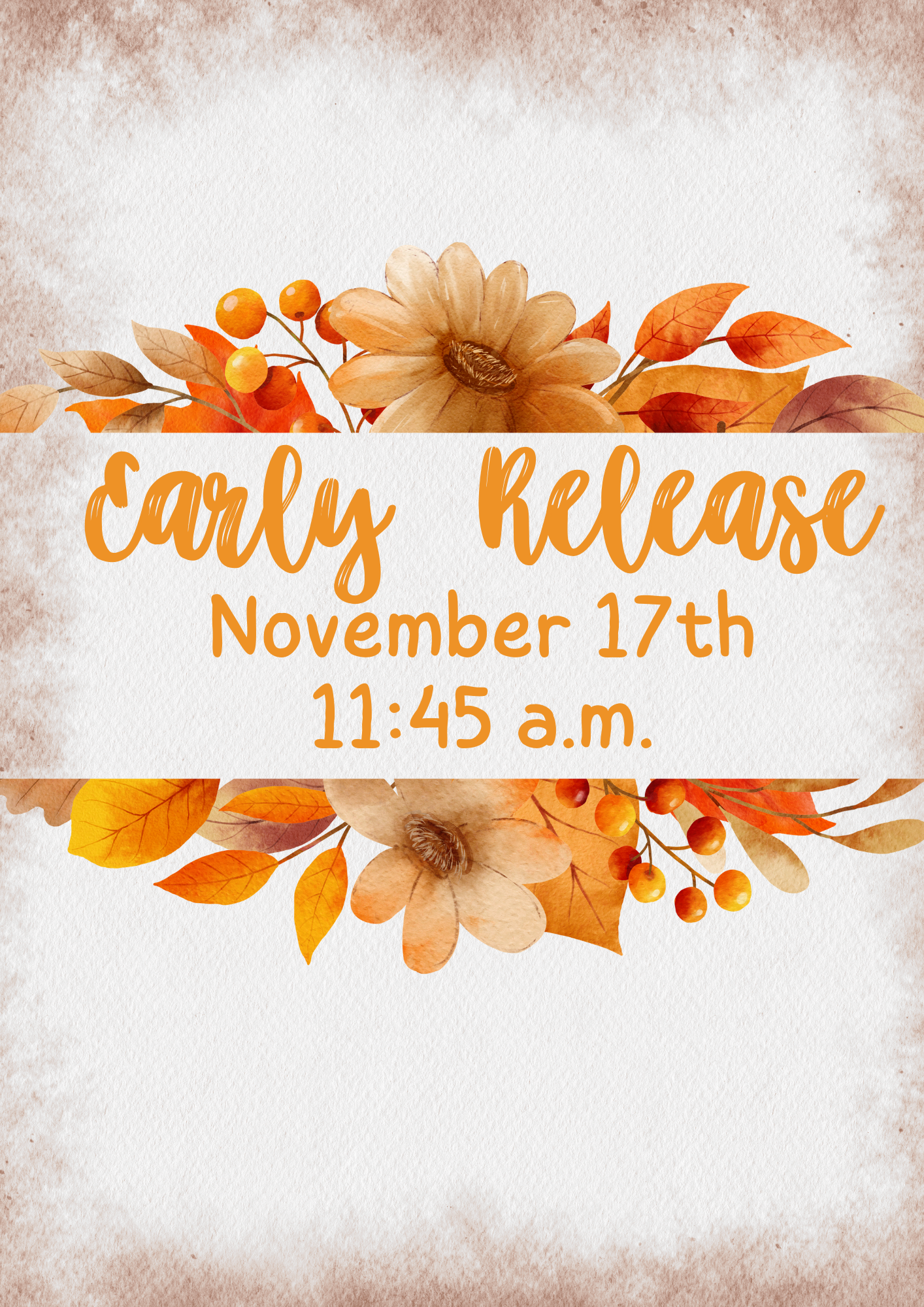 early release_november