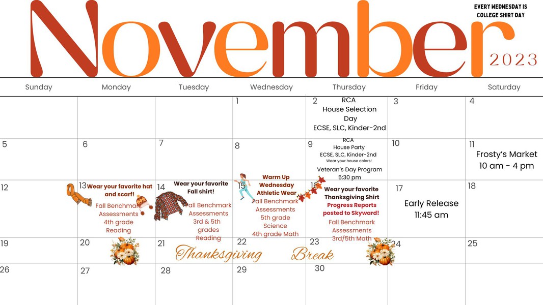 November Calendar