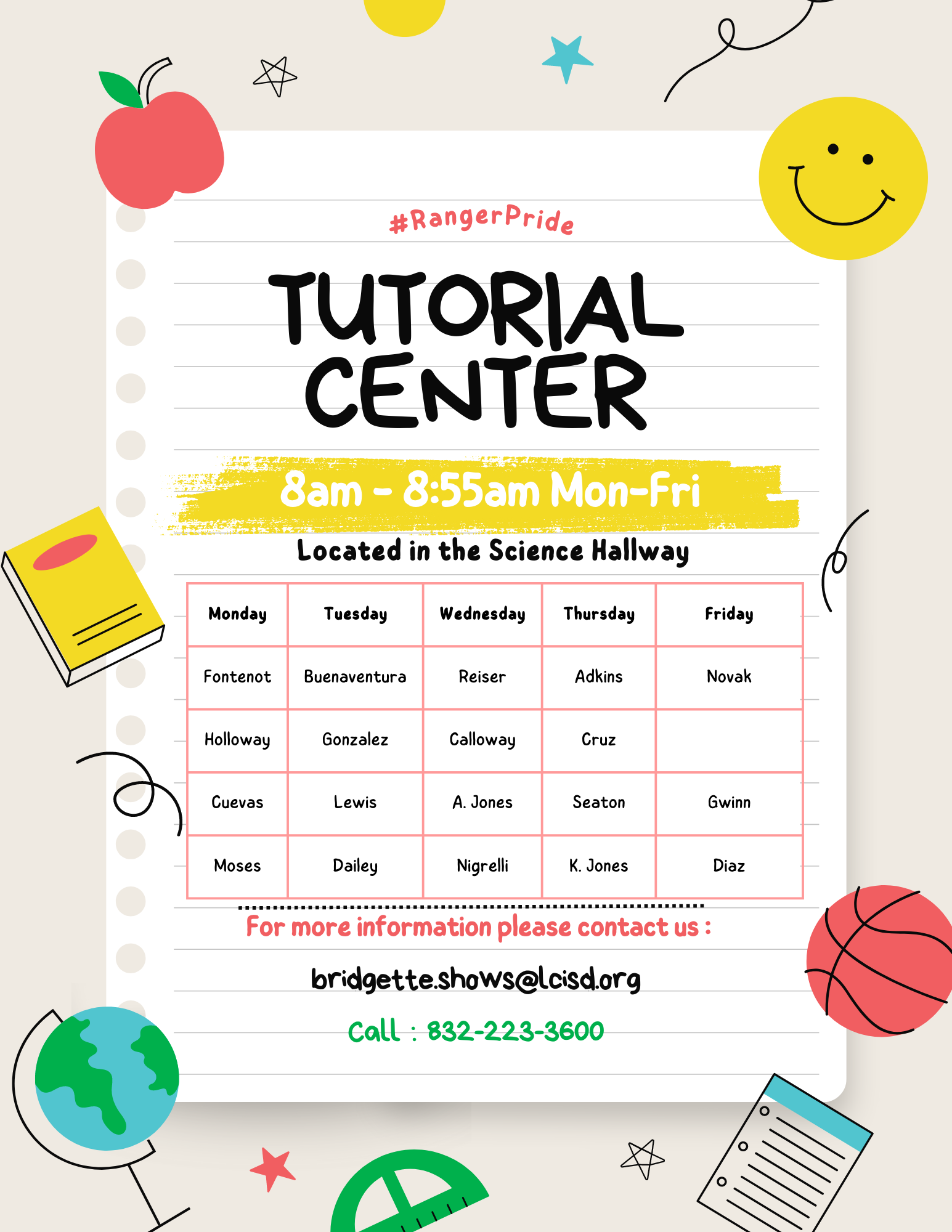 Tutorial Center Flyer