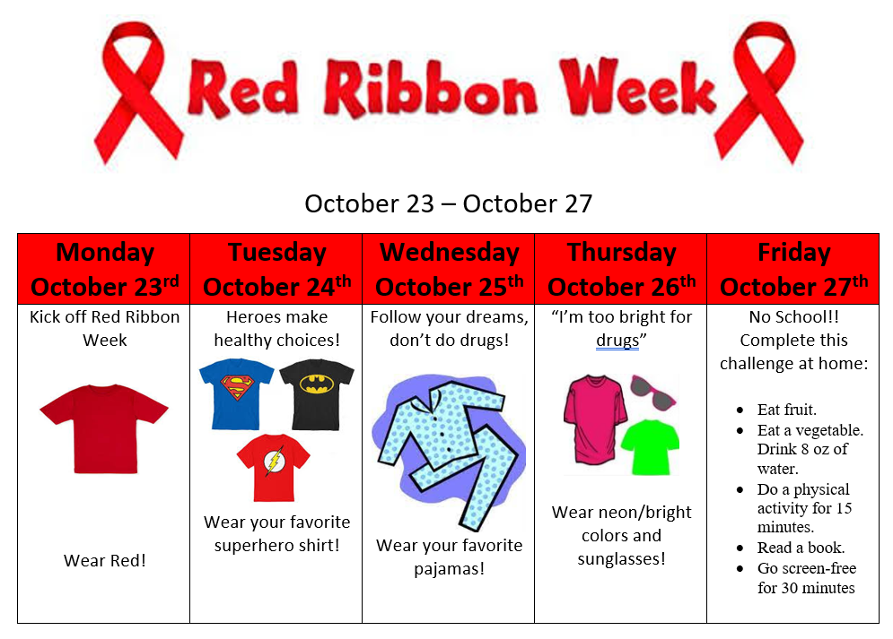 Red Ribbon Week Activities